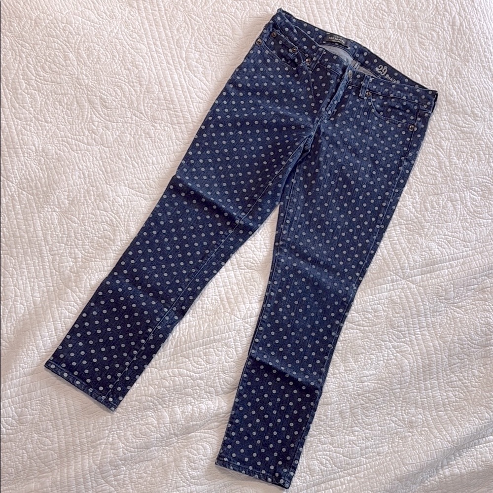 J. Crew Dot Jeans